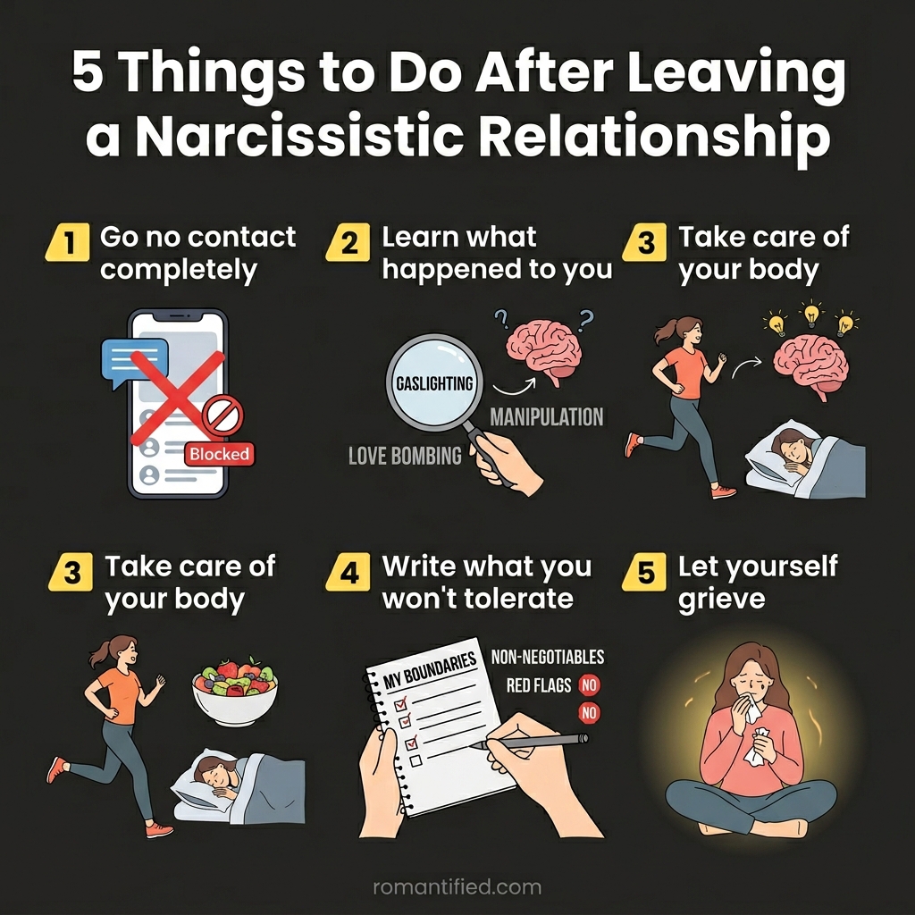 5 Things to Do After Leaving a Narcissistic Relationship