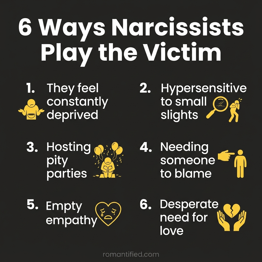6 Ways Narcissists Play the Victim