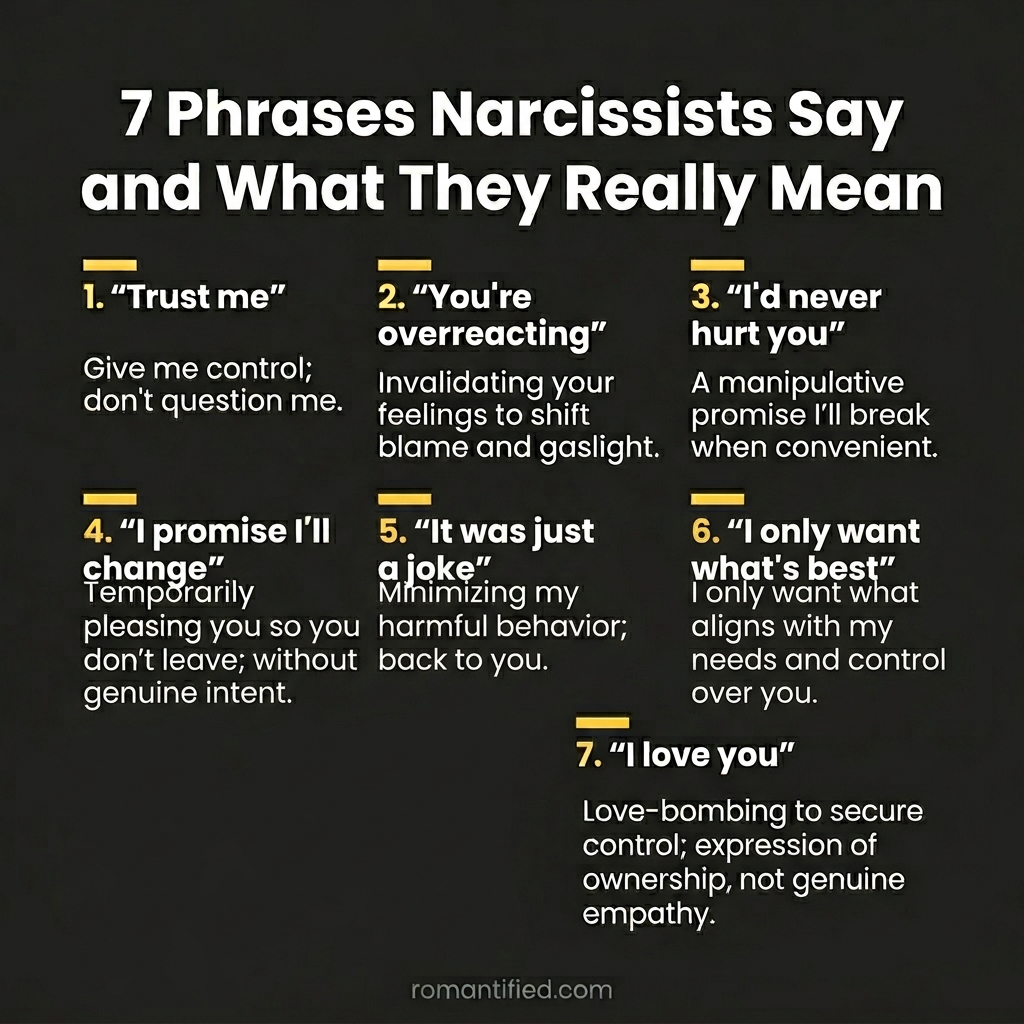 7 Phrases Narcissists Say and What They Really Mean