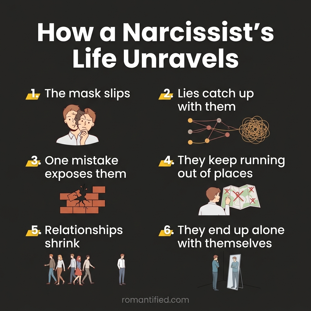 How Narcissists' Lives Quietly Unravel