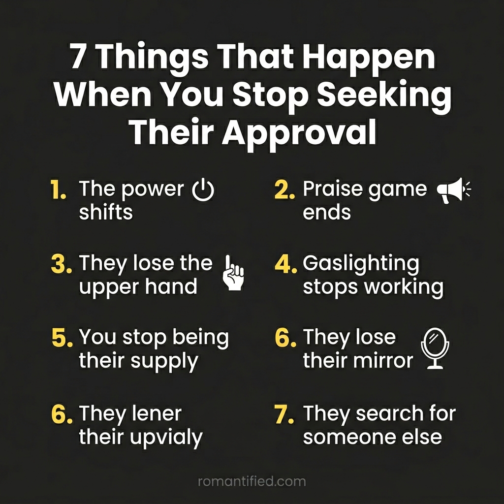 7 Things That Happen When You Stop Seeking a Narcissist's Approval